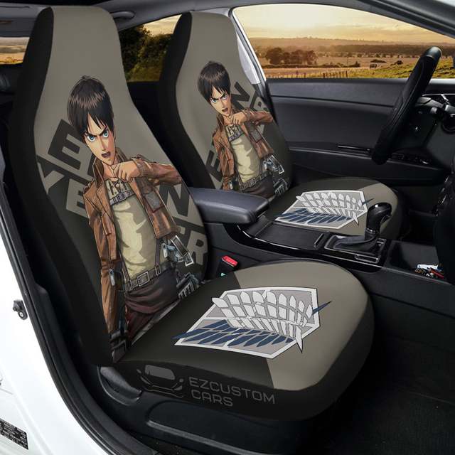 Attack on Titan car seat covers