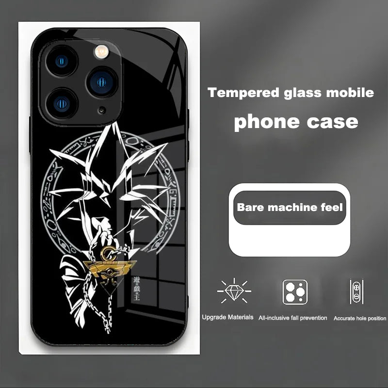 Yu-Gi-Oh Handyhüllen für IPhones (Gehärtetes Glas)