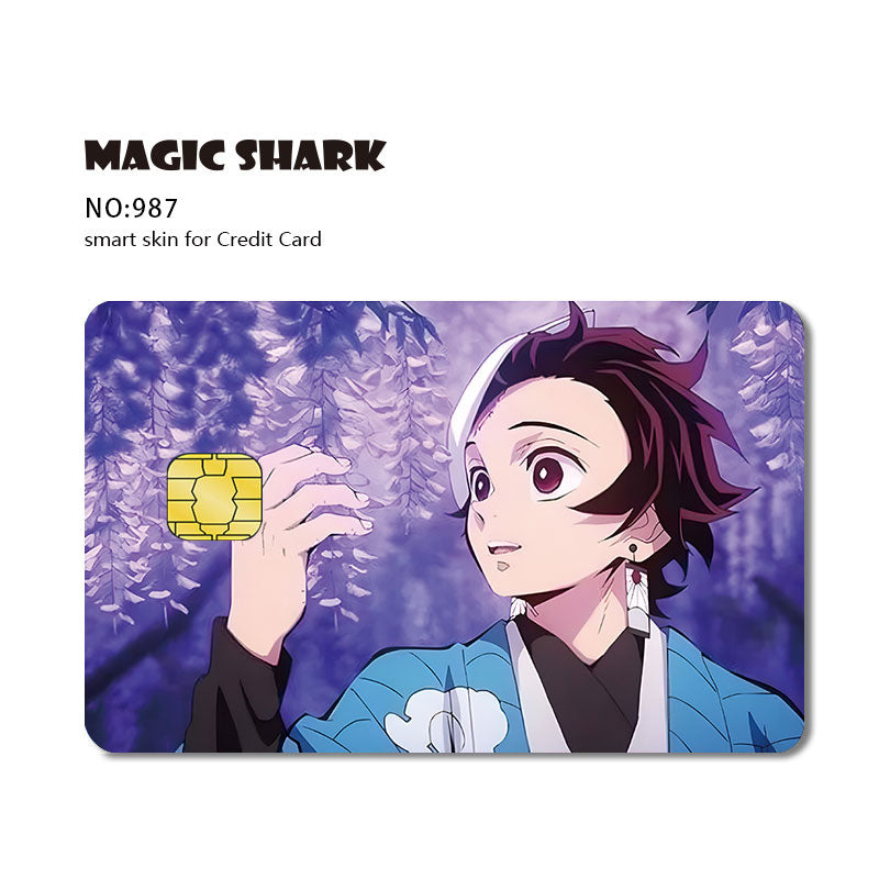 Anime credit card stickers – Animeworld