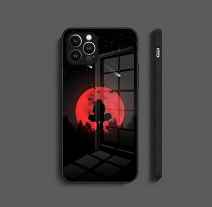 Naruto Phone Cases for IPhones (Tempered Glass)