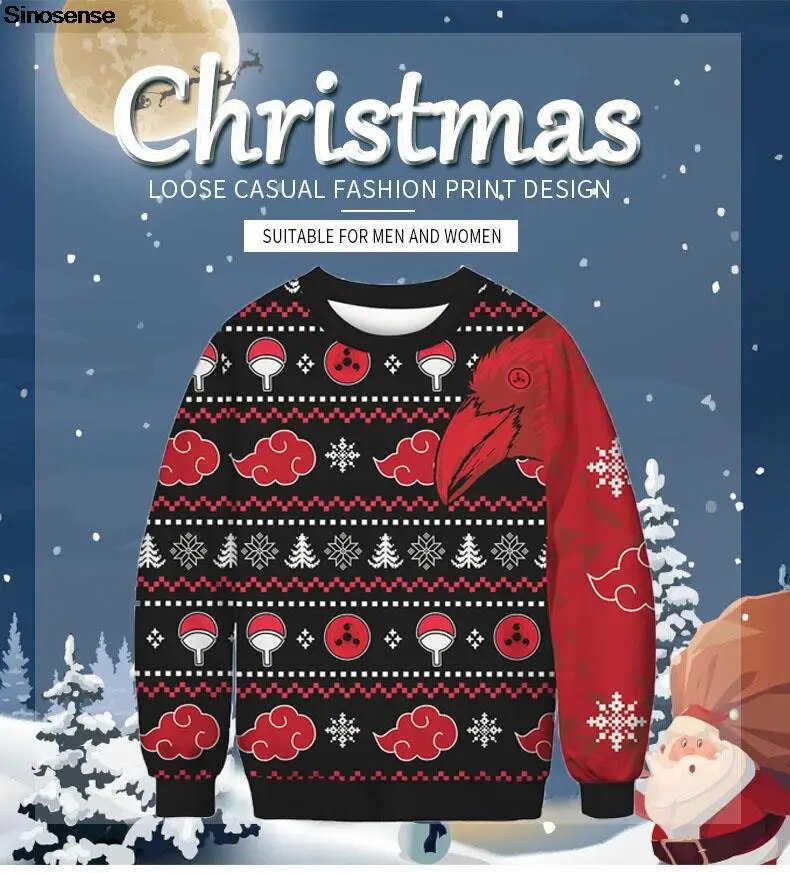 Itachi Uchiha Christmas Sweater