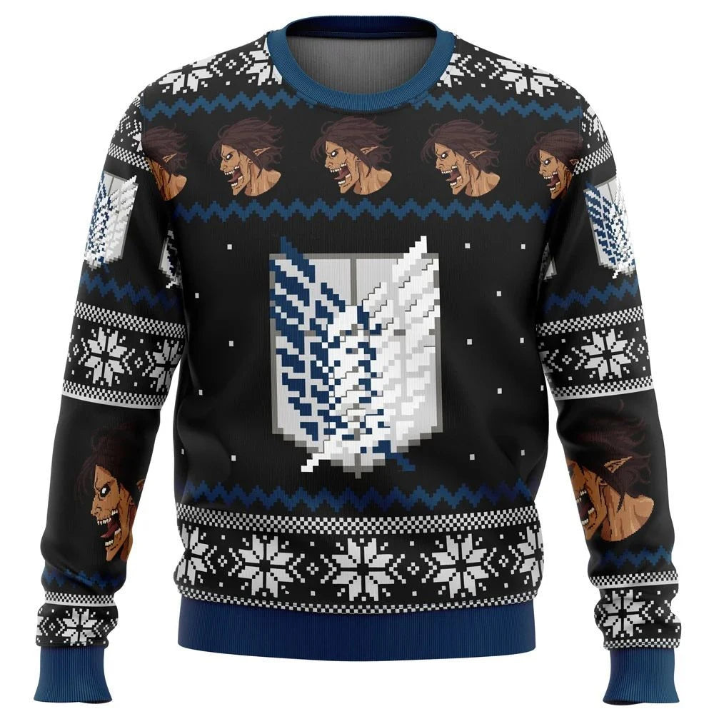 Attack on Titan Weihnachts Pullover