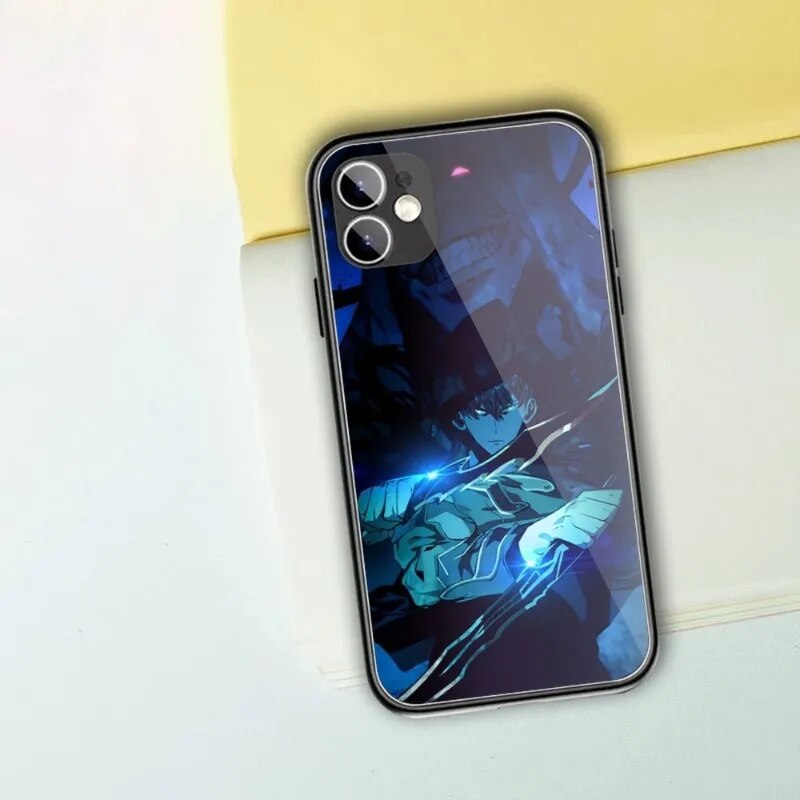Solo Leveling Phone Cases for IPhones (Tempered Glass)