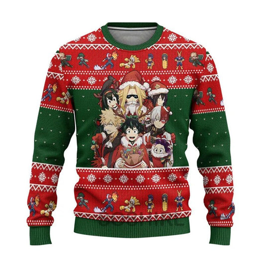 My Hero Academia Christmas Sweater