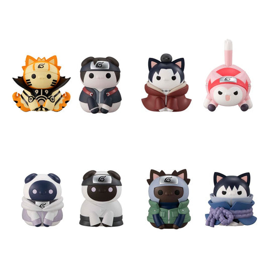 Naruto Mini Cat Figures (8 pieces)