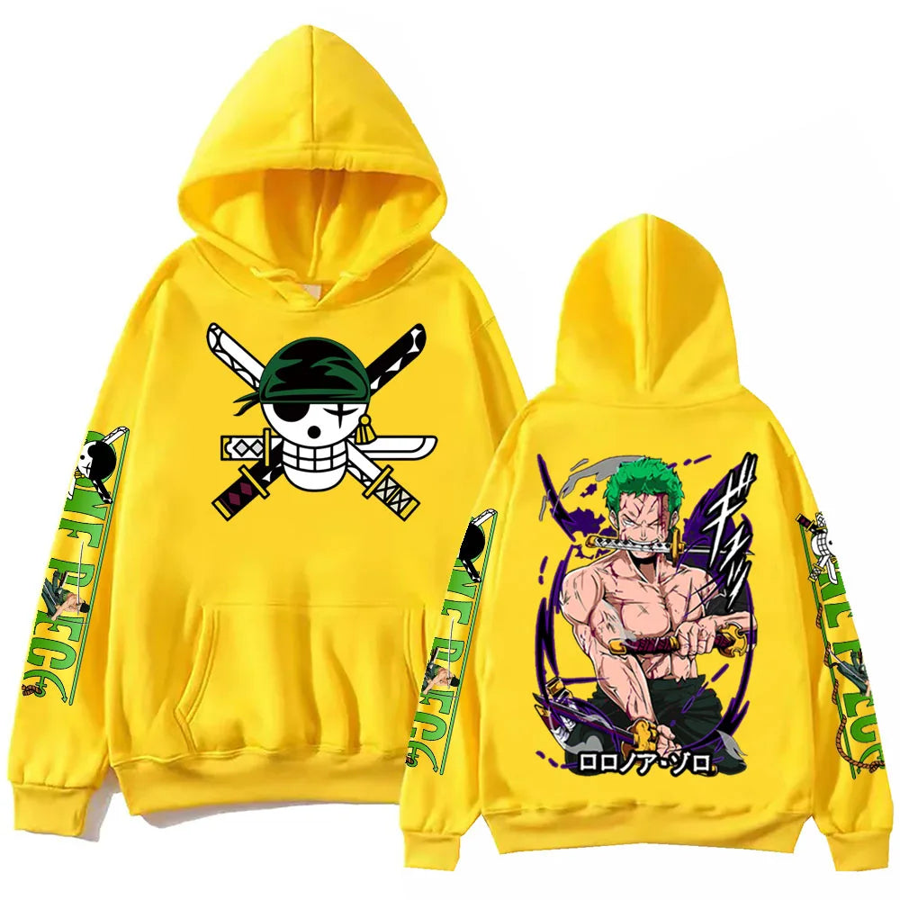 Felpe con cappuccio Zoro One Piece