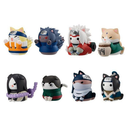 Naruto Mini Cat Figures (8 pieces)
