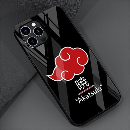 Akatsuki Phone Cases for IPhones (Tempered Glass)