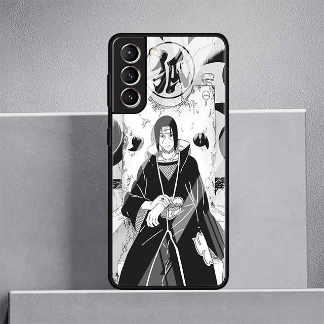 Itachi Phone Cases for Samsung (Tempered Glass)