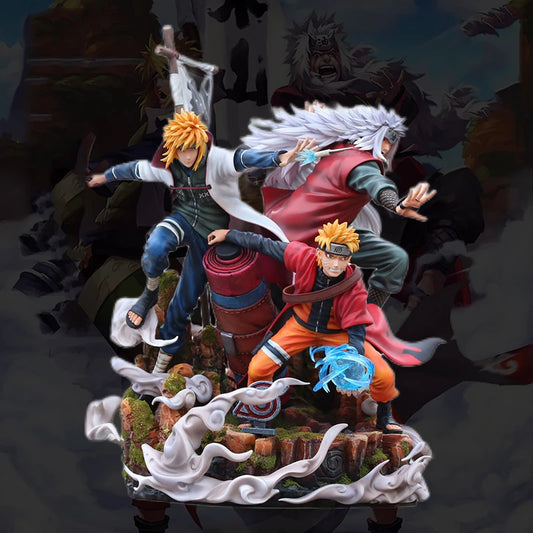 Naruto Action Figures (Naruto,Jiraya,Minato 41cm)