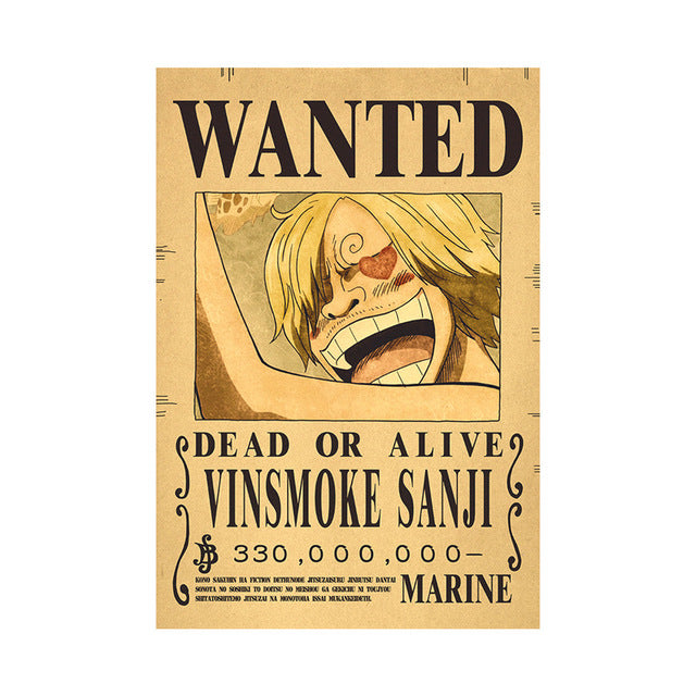 One piece deals wanted poster hd