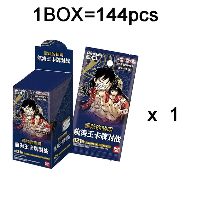 One Piece OP-01 &amp; OP-02 Trading Cards