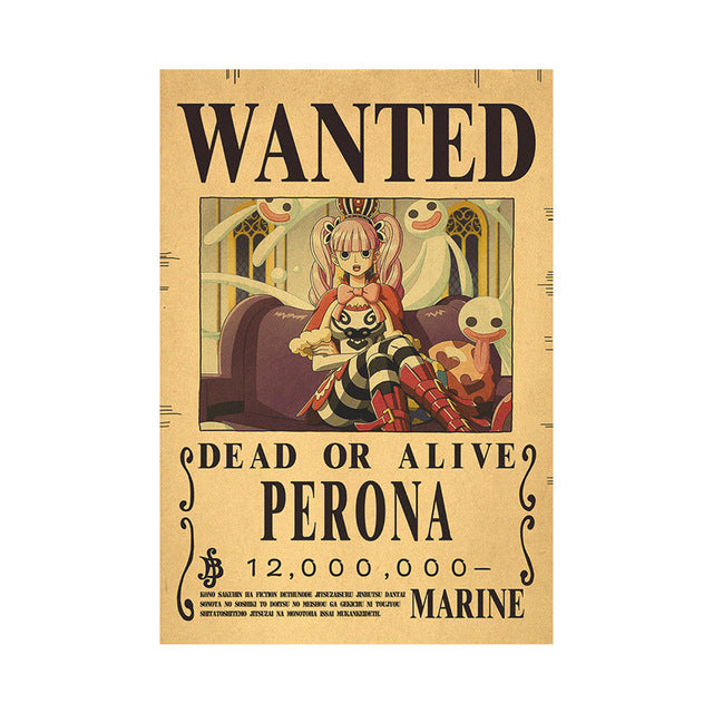 Poster ricercato One Piece (42 x 28,5 cm)