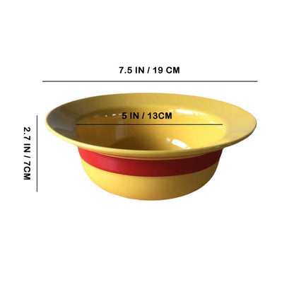 One Piece Straw Hat Bowl