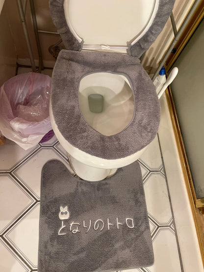 Totoro toilet bowl