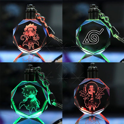 Naruto LED Schlüsselanhänger in 6 Farben