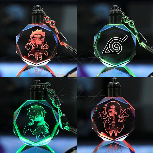 Naruto LED keychain in 6 colors