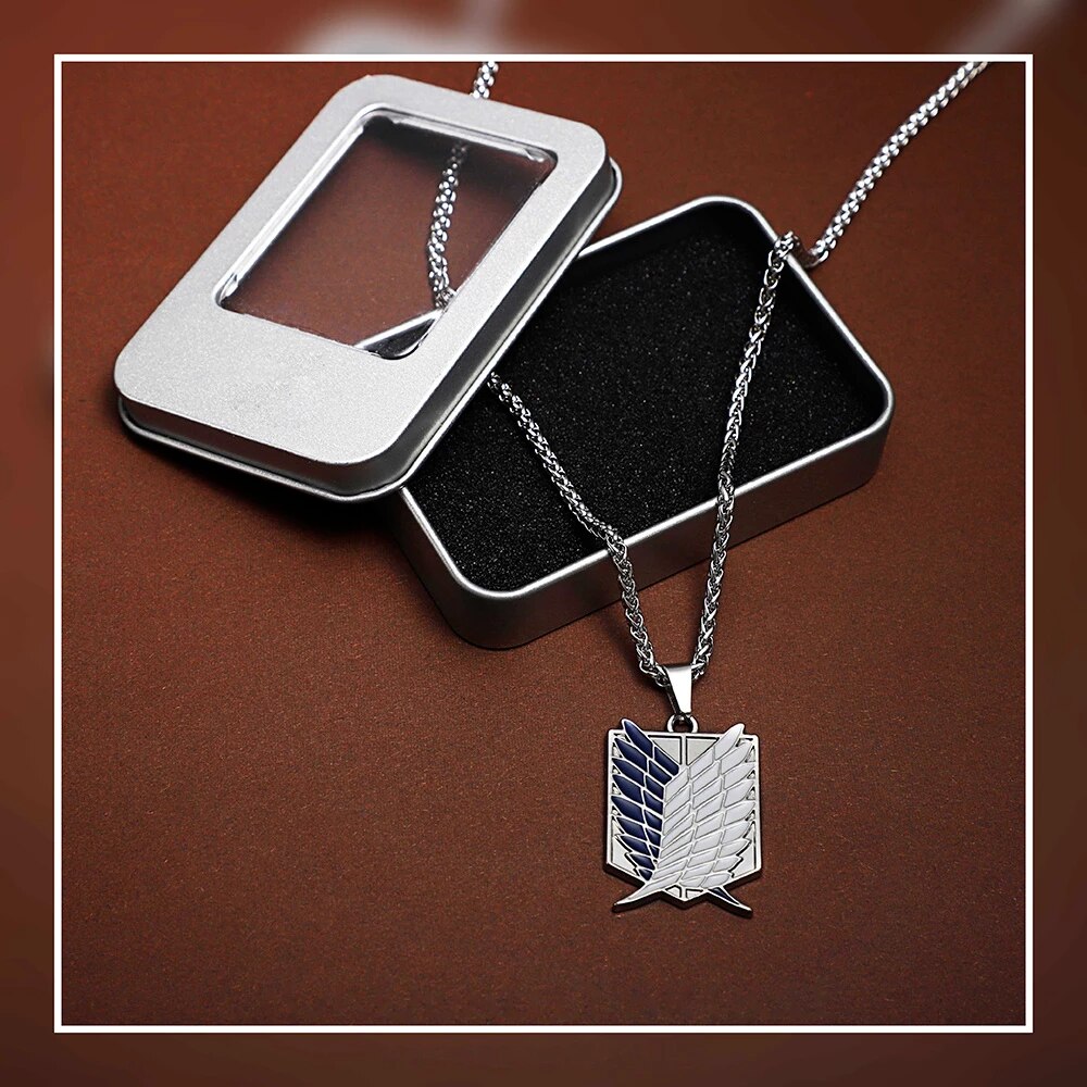 Attack on Titan Wings Of Freedom Dogtag Necklace – NanamiAnimeStudio