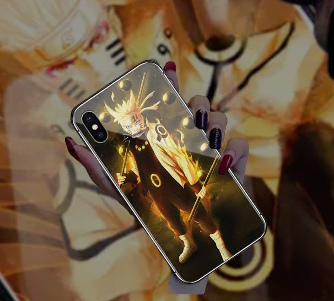 Custodie per telefoni Naruto Led per iPhone